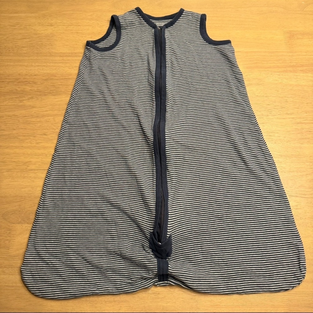 Burt's Bees Navy Blue and White Baby Sleep Sack 12-18M